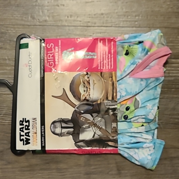 Cuddl Duds Stae Wars The Child/Baby Yoda Stretch 2-Piece Set Size Large 10/12 - Picture 2 of 4